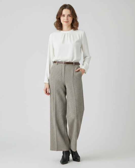 Women’s Checkered Vest Cardigan