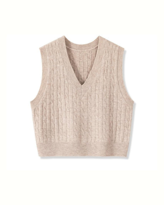 Colete Tricô Glam Vibes