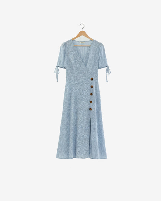 Floral A-line Midi Dress