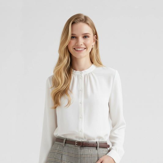 Blusa Chiffon Elegante