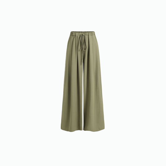 Calça Larga Linho