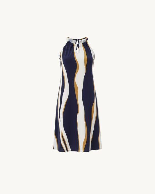 Vestido Padrão Listrado