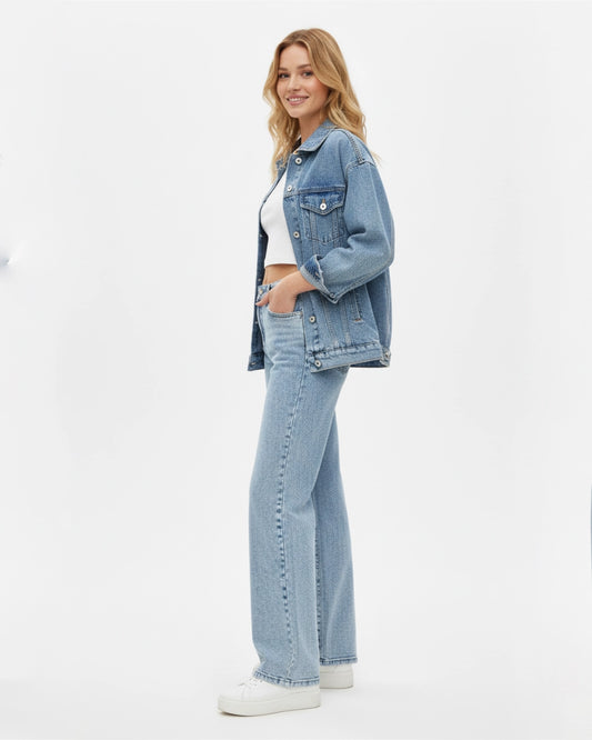 Jeans Feminina Reta