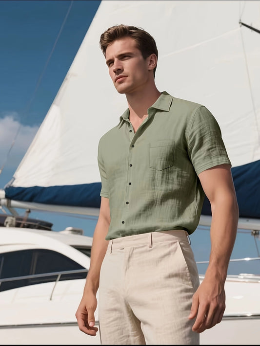 Camisa Masculino Linho